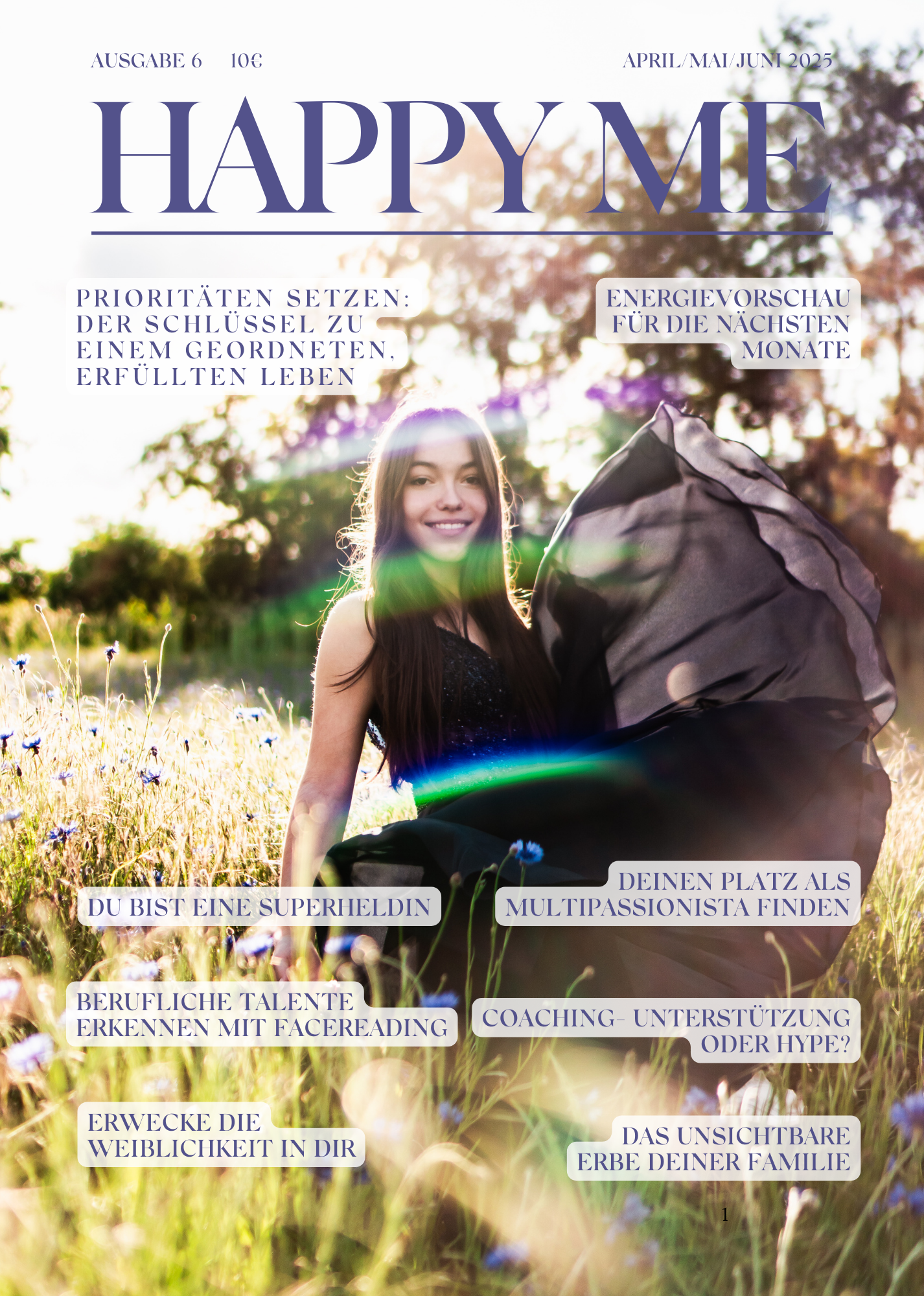 Happy Me – Die Zeitschrift für mehr Achtsamkeit, Leichtigkeit & Inspiration